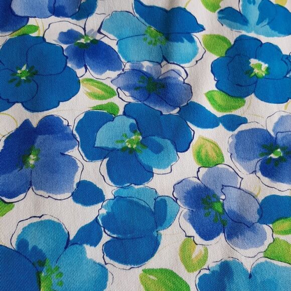 Briggs Blue floral sz 10 Skirt - Picture 5 of 8